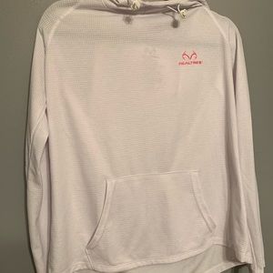 Women’s Realtree White/Hot Pink Logo Sweater Size Large